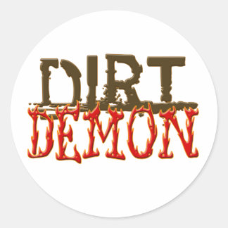 DirtDemon1 Classic Round Sticker