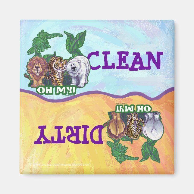 Dirtry Clean Dishes Oh My Magnet (Front)