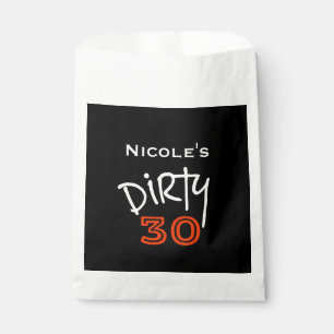 Dirty 30 Birthday Favour Bags