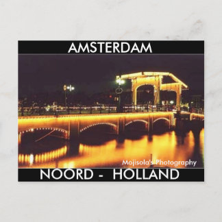 Dirty 3Tall Boxes Postcard Amsterdam 