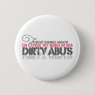 Dirty ABU's 6 Cm Round Badge
