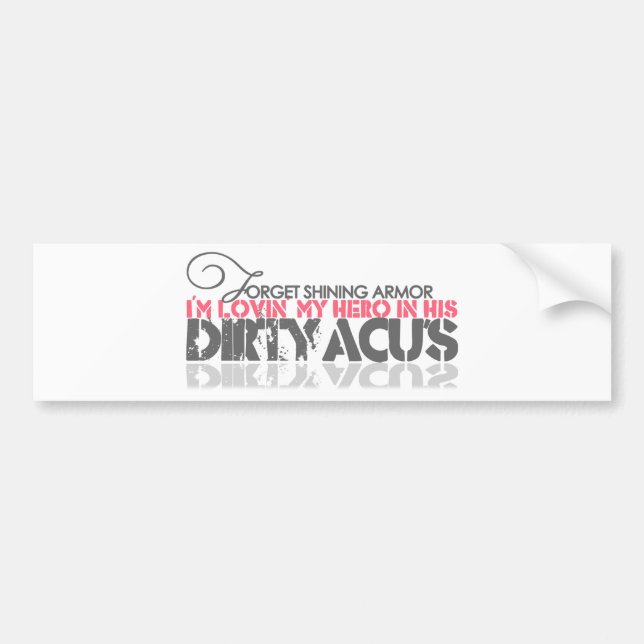 Dirty ACU's Bumper Sticker (Front)