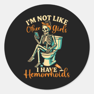 Dirty Adult Themed Funny Crazy Embarring Shirts Fo Classic Round Sticker