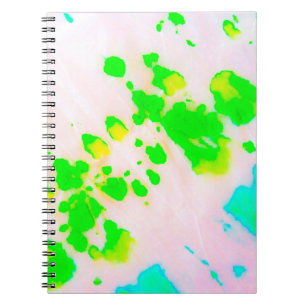 Dirty Art Graffiti. Abstract Decorative Sunny Ikat Notebook