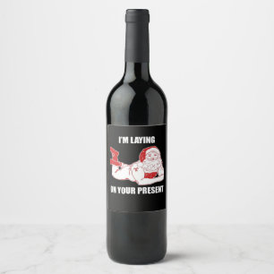 Dirty Bad Naughty Santa Wine Label
