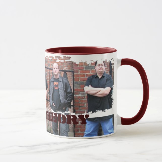 Dirty Border Ringer Mug - Customised (Right)