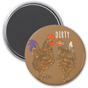 Dirty Chickens Dishwasher Magnets