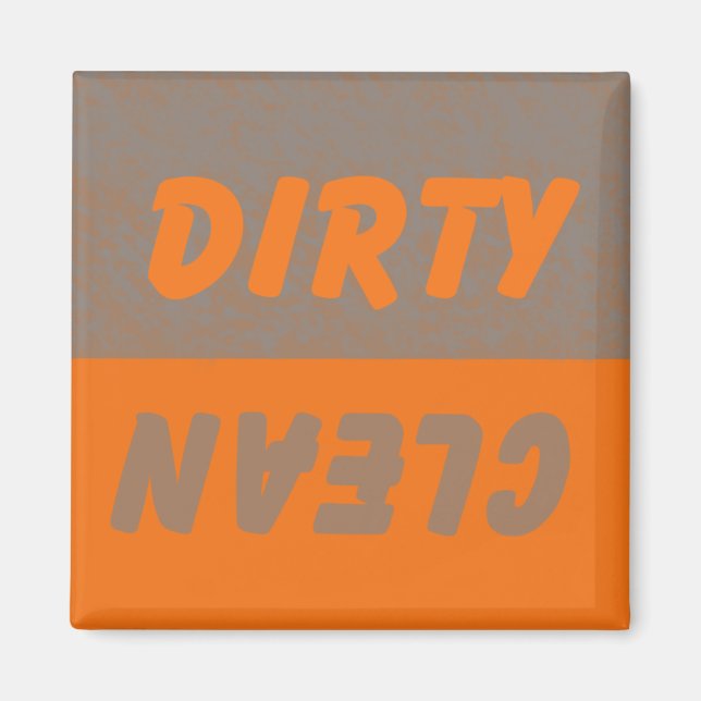 Dirty Clean Dish Washer Magnet (Front)