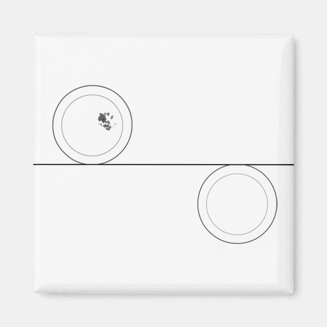 Dirty|Clean Dishes Magnet (Front)