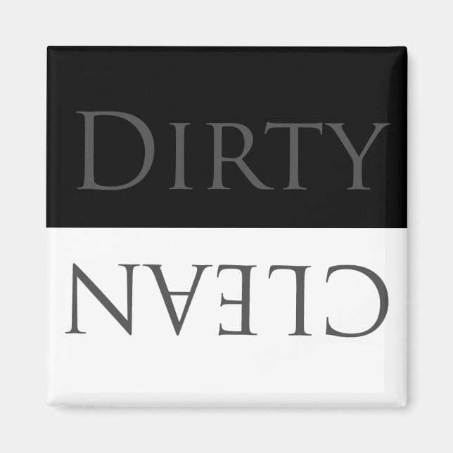Dirty/Clean Dishwasher Magnet (Front)