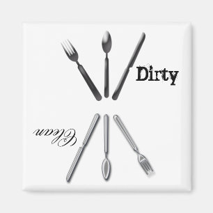 Dirty Clean Dishwasher Magnet