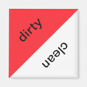 Dirty / Clean Dishwasher magnet