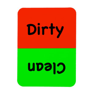 Dirty/Clean Dishwasher Magnet