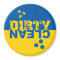 Dirty/Clean Dishwasher Magnet Blue and Yellow