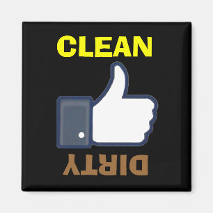 Dirty Clean Thumbs Up / Down Dishwasher Magnets