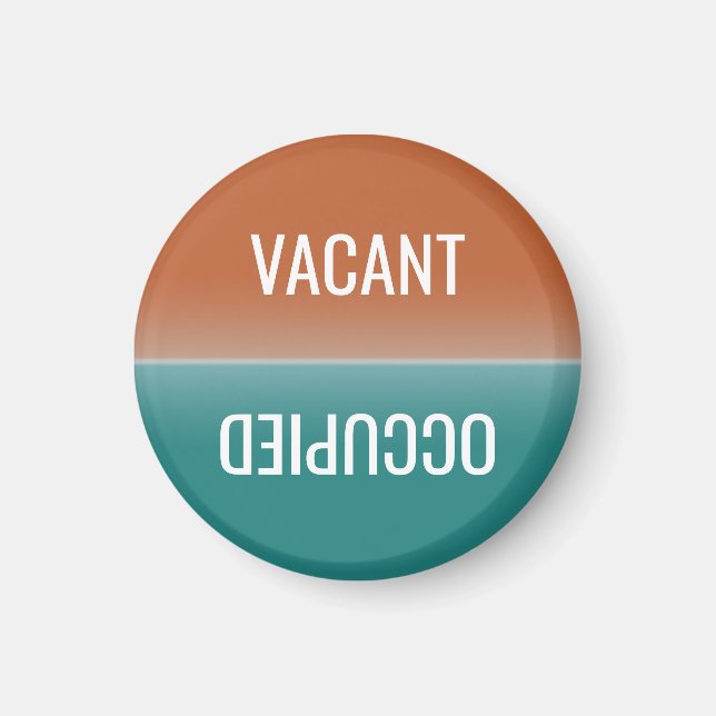 Dirty Clean | Vacant Occupied  Magnet (Front)