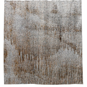 Dirty Concrete Surface Abstract Concept, Closeup C Shower Curtain