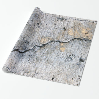 Dirty & Cracked Concrete Wrapping Paper