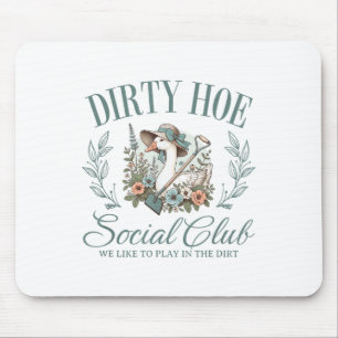 Dirty Cute Ss Cute Ss Gardening Social Club Retro Mouse Mat