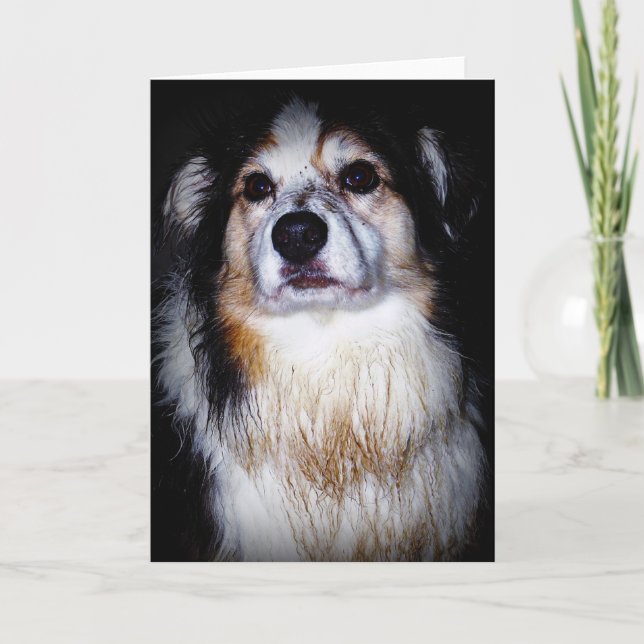 Dirty Digger Doggie Card (Front)