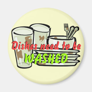Dirty Dishes Magnet