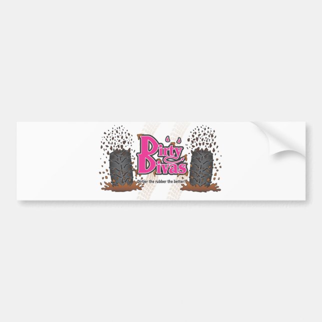 Dirty Divas Bumper Sticker (Front)