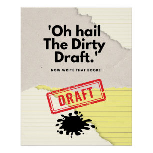 Dirty Draught Chronicles: Notebook Humour for Writ Poster