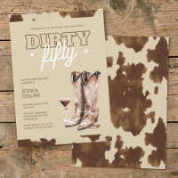Dirty Fifty Western Rustic 50th Birthday Party