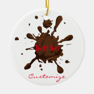 Dirty Girl Thunder_Cove Ceramic Tree Decoration