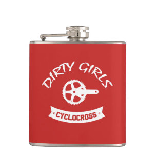 Dirty Girls Cyclocross Hip Flask