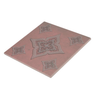 Dirty Grunge Distressed Effect Ceramic Tile Trivet