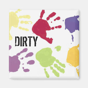 DIRTY hands Dishwasher Magnets