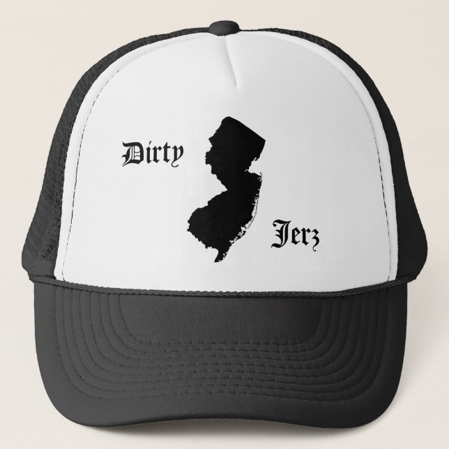 Dirty Jerz Trucker Hat (Front)