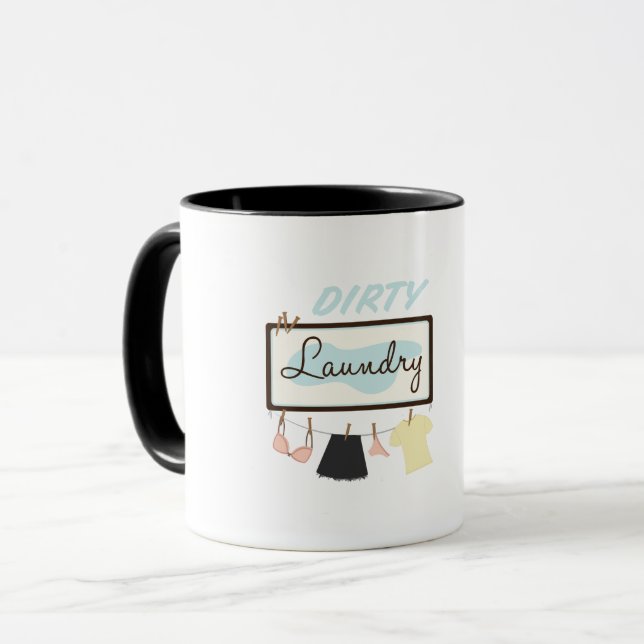 Dirty Laundry Mug (Front Left)