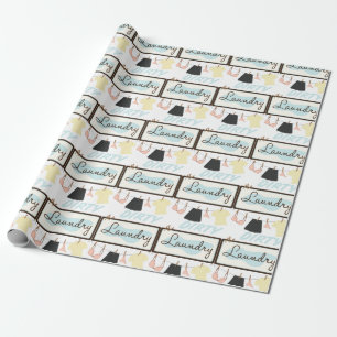 Dirty Laundry Wrapping Paper