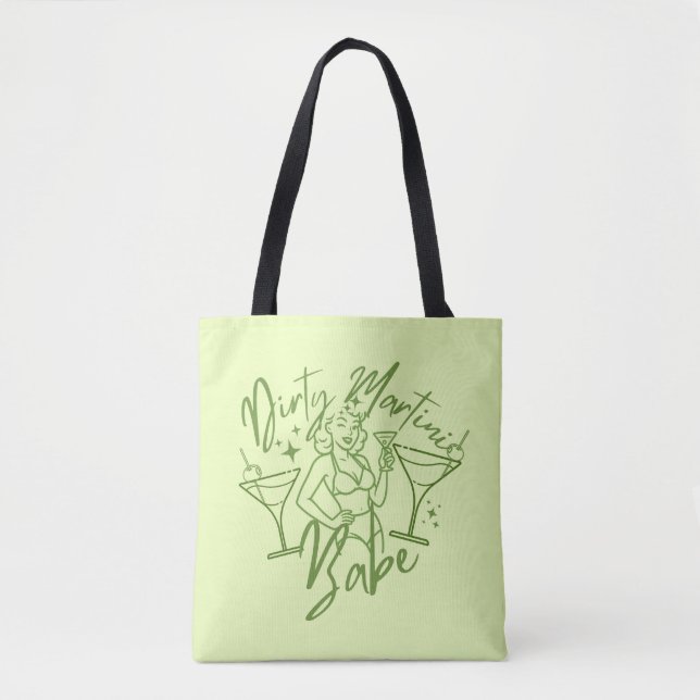 Dirty Martini Babe Tote Bag (Front)