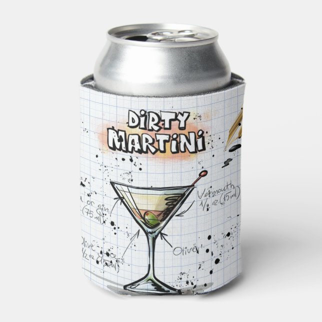 Dirty Martini Can Cooler (Can Front)