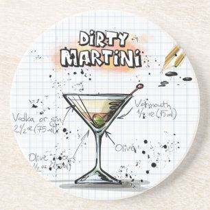 Dirty Martini Coaster
