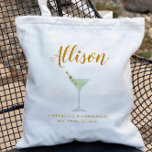 Dirty Martini Cocktail Bachelorette Bridesmaid Tote Bag<br><div class="desc">Fill this lovely bag with the accessories your girls need for your bachelorette or wedding weekend!</div>