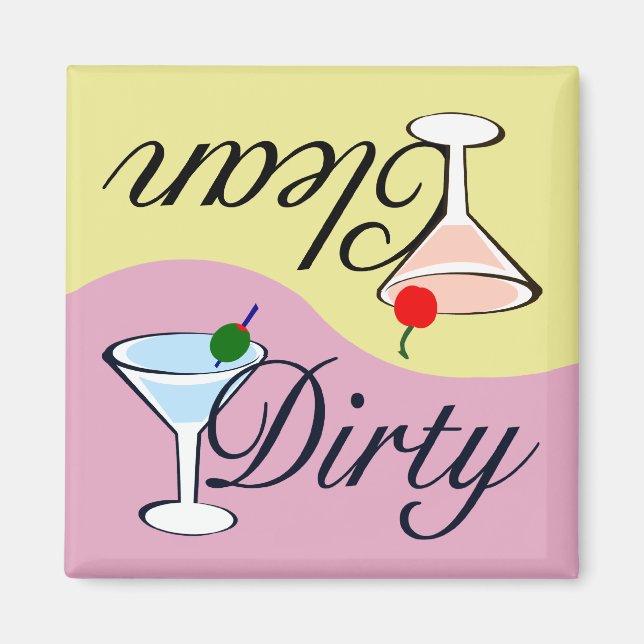 Dirty Martini Dishwasher Magnet (Front)