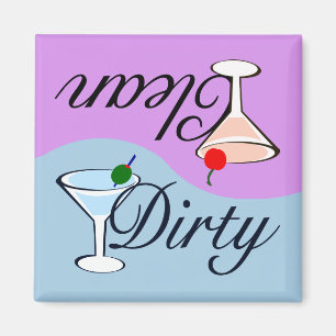 Dirty Martini Dishwasher Magnet