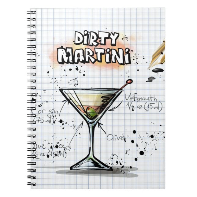 Dirty Martini Notebook (Front)