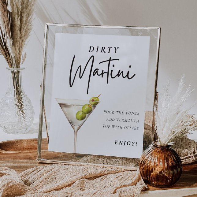 Dirty Martini Sign Signature Drink (Creator Uploaded)