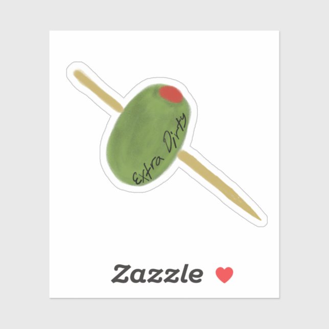 Dirty Martini Sticker (Sheet)