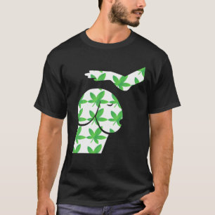 Dirty Mind Dog A Funny Dog Adult Humour Weed T-Shirt