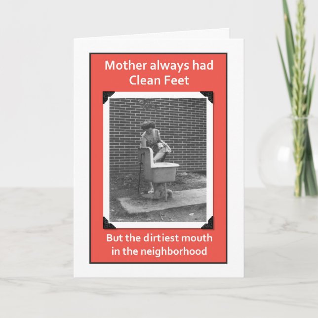 Dirty Mouth Mum Card (Front)