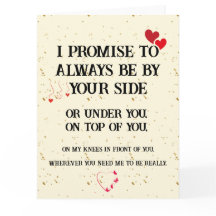 Dirty Naughty Anniversary Card for Him