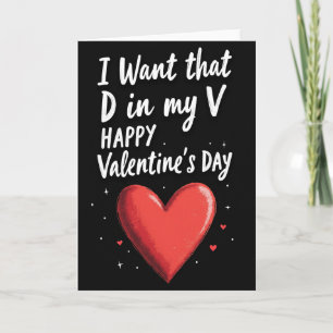 Dirty Naughty Valentines Day Card