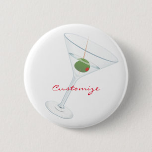 Dirty Olive Martini Thunder_Cove 6 Cm Round Badge