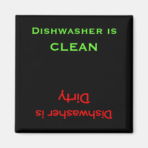 Dirty or Clean Dishes Magnet